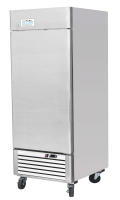 Volltürkühlschrank 1-türig Edelstahl 580L