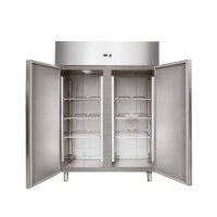 Edelstahltiefkühlschrank 2 Türen 1333 Liter