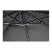 Ampelschirm Taurus grau 3x4 Meter