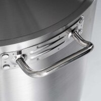 Suppentopf Edelstahl hohe Form, mit Deckel, &Oslash; 280 mm H&ouml;he250 mm, 15,4 Liter