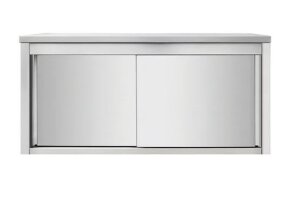 Skyrainbow Wandhängeschrank aus Edelstahl 140 x 40...