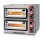 GMG - Pizzaofen PF5050 DE4 elektrisch -4+4x Ø25cm | 8 kW, 3NAC | 400V - Edelstahl 2 Backkammern