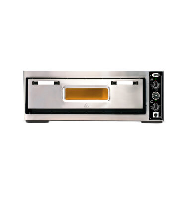 GMG - Pizzaofen PF9292 E mit Thermometer - elektrisch - 9x Ø30cm | 8 kW, 3NAC | 400V - Edelstahl 1 Backkammer 1190x1160x430mm