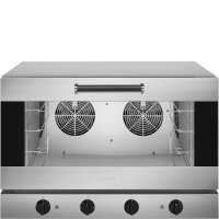 Smeg Heißluftofen mit Beschwadung 4 x GN1/1 6,9kW...