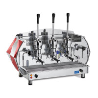 La Pavoni Diamante Handhebel-Espressomaschine 3-Gruppig...