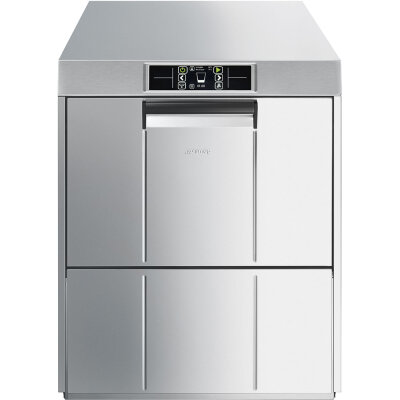 Smeg Gläserspülmaschine mit Enthärter Ablaufpumpe Reinigerdosierer Klarspüldosierer 6,7kW 400V B-Ware