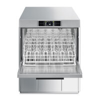 Smeg Gläserspülmaschine mit Enthärter Ablaufpumpe Reinigerdosierer Klarspüldosierer 6,7kW 400V B-Ware