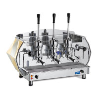 La Pavoni Diamante Handhebel-Espressomaschine 3-Gruppig...