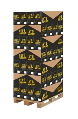 Palette Let´s Popcorn Caramel-Biscuit 1092 Stück à 100g