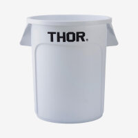 THOR ® Runder Behälter 60L 47 x 54,5 cm verfügbare Farben: BLUE, GRAY, WHT,YEL, GRN, RED