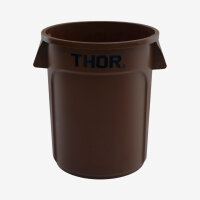 THOR ® Runder Behälter 75L 49 x 57 cm verfügbare Farben: BLUE, GRAY, WHT, YEL, GRN, RED, BLA, BRN