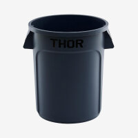 THOR ® Runder Behälter 75L 49 x 57 cm verfügbare Farben: BLUE, GRAY, WHT, YEL, GRN, RED, BLA, BRN