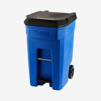 THOR ® Tret-Abfallcontainer 360L 72,7 x 94,9 x 117 cm verfügbare Farbe: BLUE, GRAY, YEL, GRN, RED, BLA