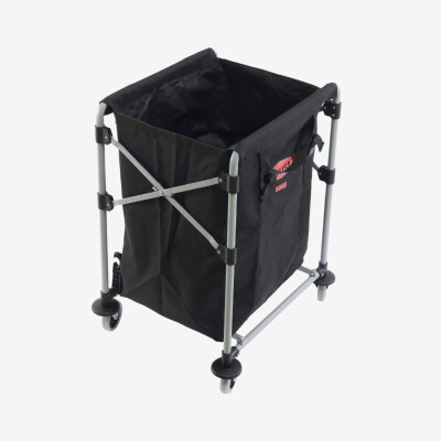 Klappbarer Wäschewagen mit Wäschesack 1x 120 Liter 65.2 × 53.8 × 82.0cm verfügbare Frabe: GRY