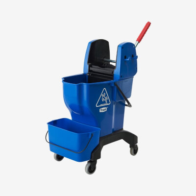 Fahrbarer All-In-One Fahreimer mit Moppresse 25 L 67.3 × 38.1 × 88.4cm verfügbaren Farben: BLUE, GRN, RED, YEL