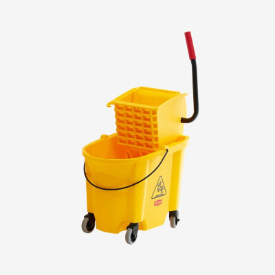GRANDMAID ® Moppresse 25 L mit seitlicher Auswringvorrichtung 50.0 × 37.2 × 90.0cm verfügbare Farbe: GELB