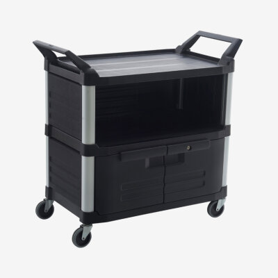 HI5 ® Gerätewagen max. Belastung 135 kg 103.2 × 50.8 × 96 Farbe: SCHW