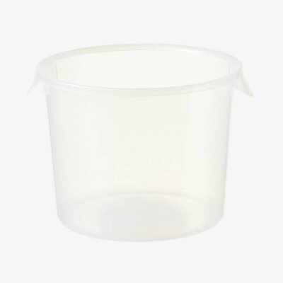 Runder Aufbewahrungsbehälter 5,7 Liter 25.4 × 19.4cm Farbe: Halbtransparent
