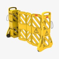 Mobiles Absperrsystem, ca. 4 m lang bestehend aus 16...